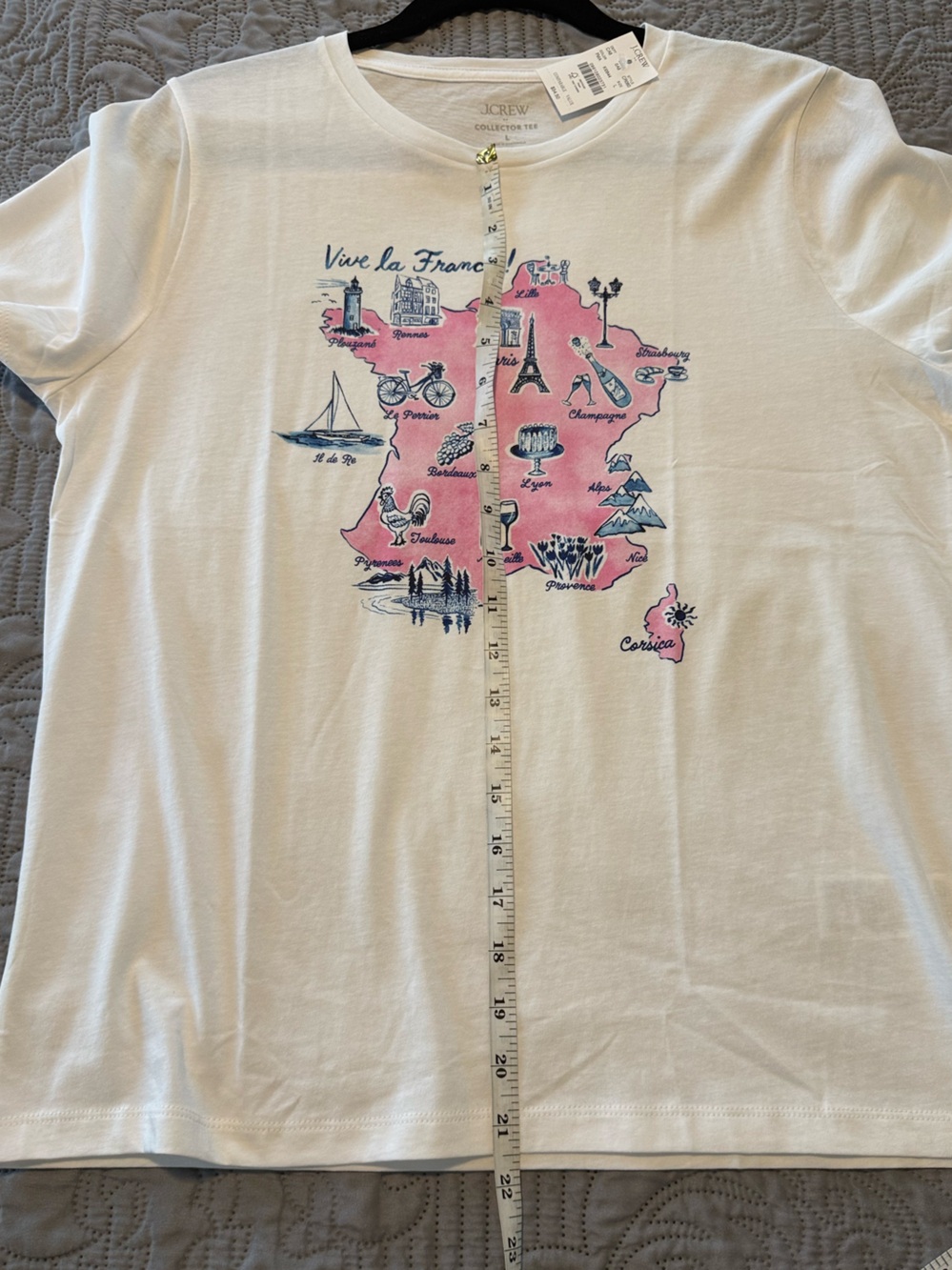 J. Crew Vive la France Graphic Collector Tee - Picture 5 of 5